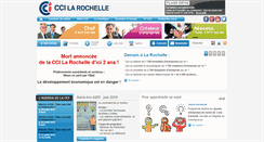 Desktop Screenshot of larochelle.cci.fr